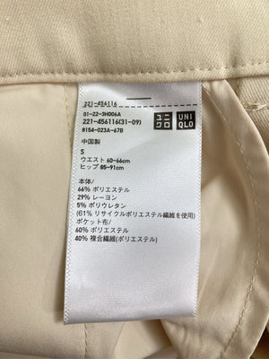 UNIQLO/ユニクロ/スラックス/パンツ/ベージュ/S