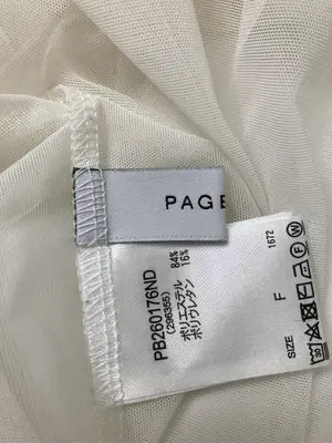 PAGEBOY/ページボーイ/Tシャツ/カットソー/トップス/ホワイト/F