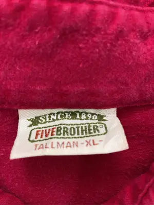 FIVE BROTHER/ファイブブラザー/シャツ/ブラウス/トップス/レッド/XL