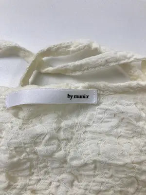 by muni:r/バイムニール/Tシャツ/カットソー/トップス/ホワイト/F