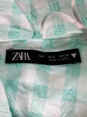 ZARA/ザラ/シャツ/ブラウス/トップス/ライトグリーン/S