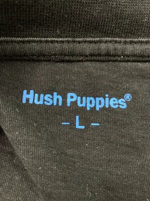 Hush Puppies/ハッシュパピー/Tシャツ/カットソー/トップス/ブラック/L