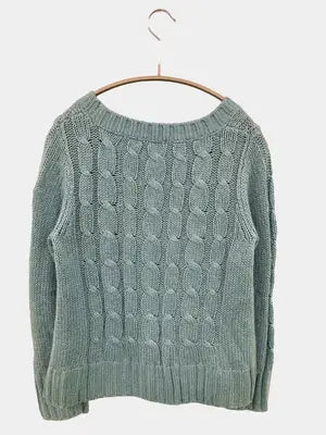 NATURAL BEAUTY BASIC/ナチュラルビューティーベーシック/ニット/セーター/トップス/スカイブルー/M