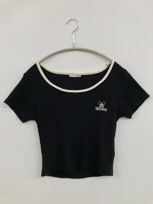 GYDA/ジェイダ/Tシャツ/カットソー/トップス/ブラック/F