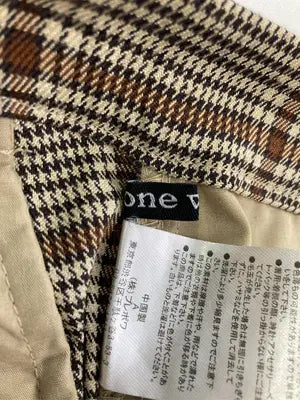 One Way/ワンウェイ/スラックス/パンツ/ブラウン/S