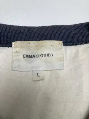 EMMA CLOTHES/エマクローズ/Tシャツ/カットソー/トップス/ホワイト/L