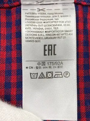 GAP/ギャップ/シャツ/ブラウス/トップス/レッド/S