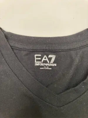 EMPORIO ARMANI/エンポリオアルマーニ/Tシャツ/カットソー/トップス/ブラック/XS