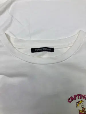 SPRAY PREMIUM/スプレイプレミアム/Tシャツ/カットソー/トップス/ホワイト/F