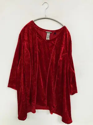 CATHERINES/Tシャツ/カットソー/トップス/レッド/2XWP