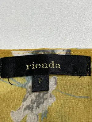 rienda/リエンダ/ワンピース/ワンピース/ドレス/イエロー/FREE
