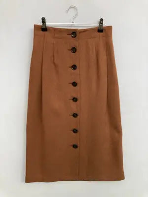 p.v./ミモレ/半端丈スカート/スカート/ブラウン/38