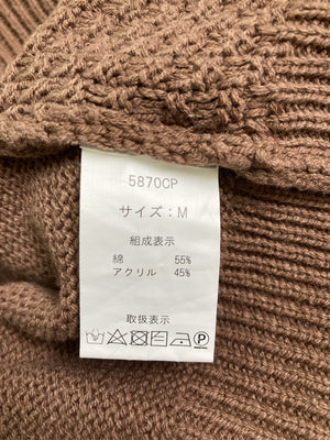 CIAOPANIC/チャオパニック/ニット/セーター/トップス/ブラウン/M