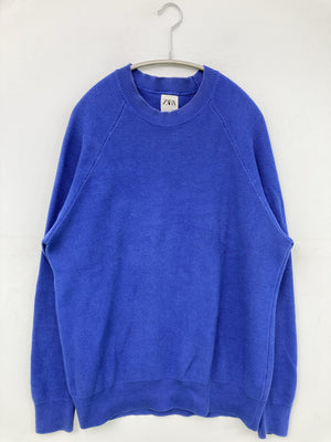 ZARA/ザラ/ニット/セーター/トップス/ブルー/EUR M/USA M/ MEX 40