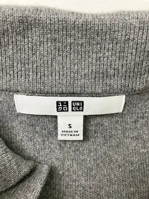 UNIQLO/ユニクロ/ニット/セーター/トップス/グレー/S