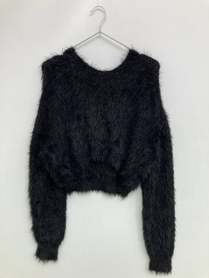 nemne/ネンネ/ニット/セーター/トップス/ブラック/F