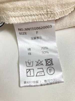 Neuna/ヌナ/セットアップ/ジャケット/アウター/ベージュ/F