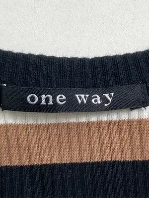 One Way/ワンウェイ/タンクトップ/トップス/ブラック/M