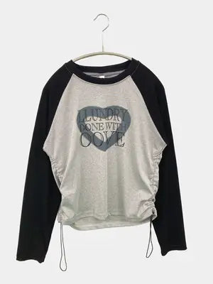 Tシャツ/カットソー/トップス/グレー/2
