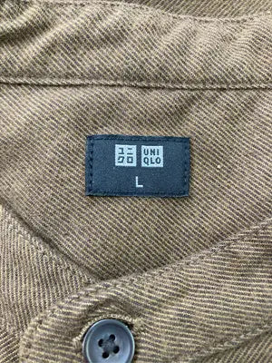 UNIQLO/ユニクロ/シャツ/ブラウス/トップス/ブラウン/L