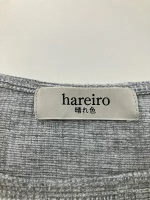 hareiro/Tシャツ/カットソー/トップス/グレー/M