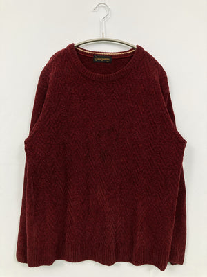 VALENTINO/ヴァレンティノ/ニット/セーター/トップス/レッド/M