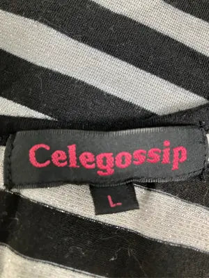 CELE GOSSIP/Tシャツ/カットソー/トップス/ブラック/L