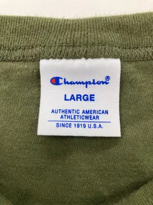 Champion/チャンピオン/Tシャツ/カットソー/トップス/カーキ/LARGE