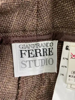 GIANFRANCO FERRE/スラックス/パンツ/ブラウン/40