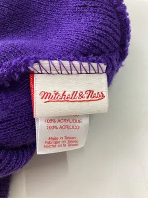 mitchell & ness/ミッチェルアンドネス/ニットキャップ/ビーニー/帽子/パープル