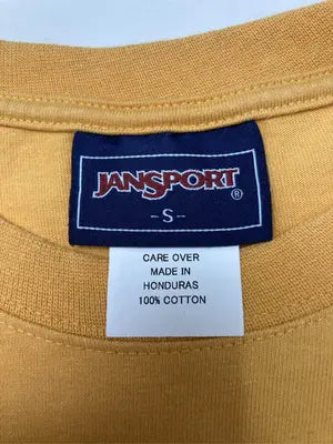 JANSPORT/ジャンスポーツ/Tシャツ/カットソー/トップス/イエロー/S