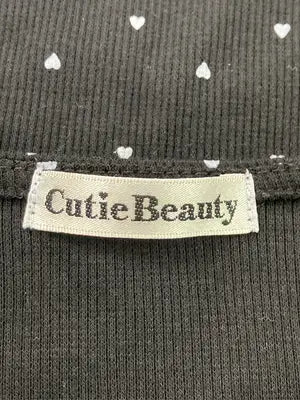 Cutie Beauty/キューティービューティー/Tシャツ/カットソー/トップス/ブラック/M