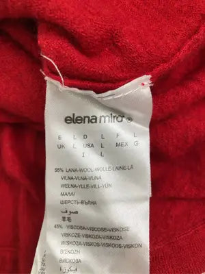 elenamiro./ニット/セーター/トップス/レッド/L