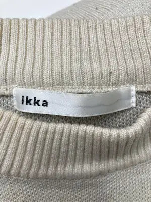 ikka/イッカ/ニット/セーター/トップス/アイボリー/M  バスト79～87  身長154～162