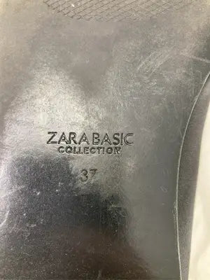 ZARA BASIC/ザラベーシック/ローファー/シューズ/ブラック/37