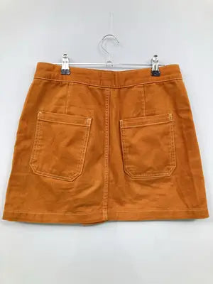 BDG/ビーディージー/デニムスカート/スカート/オレンジ/M