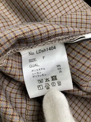 Unblend/シャツ/ブラウス/トップス/ブラウン/F