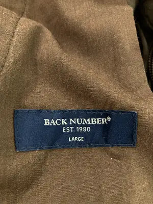 BACK NUMBER/バックナンバー/チノパンツ/パンツ/ブラウン/L
