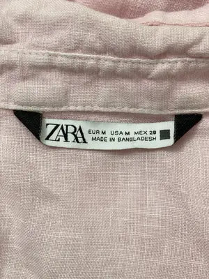 ZARA/ザラ/シャツ/ブラウス/トップス/ピンク/USA M