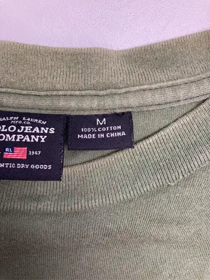 POLO JEANS COMPANY/ポロジーンズカンパニー/Tシャツ/カットソー/トップス/カーキ/M