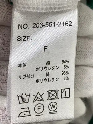 Tシャツ/カットソー/トップス/ホワイト/F