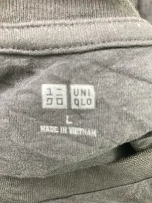 UNIQLO/ユニクロ/Tシャツ/カットソー/トップス/グレー/L