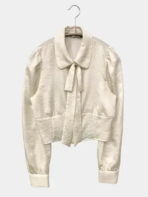 ZARA/ザラ/シャツ/ブラウス/トップス/アイボリー/USA XS
