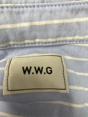 W.W.G/フーズフーギャラリー/シャツ/ブラウス/トップス/スカイブルー/F