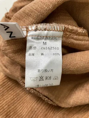 HENANA/サロペット/オーバーオール/オールインワン・サロペット/ブラウン/M