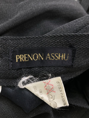 prenon asshu/スラックス/パンツ/ブラック/9号