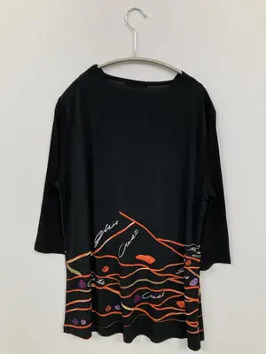 le lis/Tシャツ/カットソー/トップス/ブラック/M-L