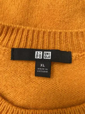 UNIQLO/ユニクロ/ニット/セーター/トップス/オレンジ/XL
