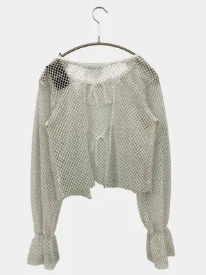 W closet wears inc/カーディガン/ボレロ/トップス/ホワイト/F
