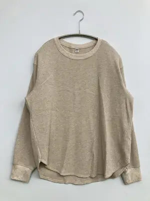 UNIQLO/ユニクロ/Tシャツ/カットソー/トップス/ベージュ/M